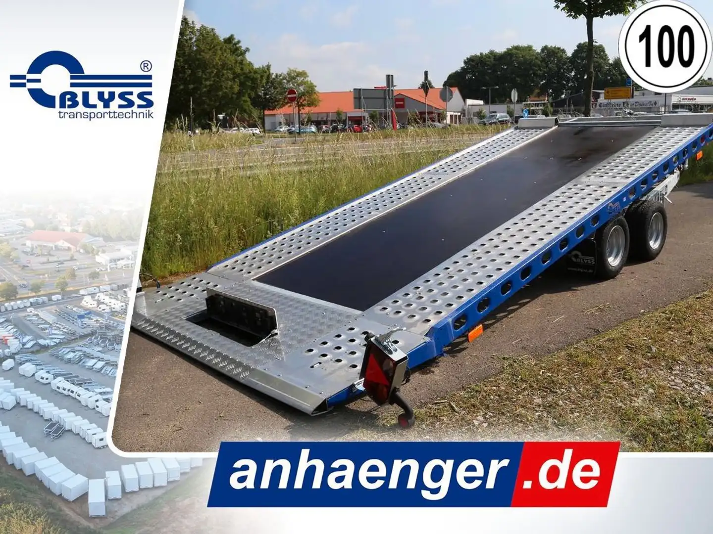 Blyss Autotransporter 460x203cm Anhänger 2500kg zGG - 1