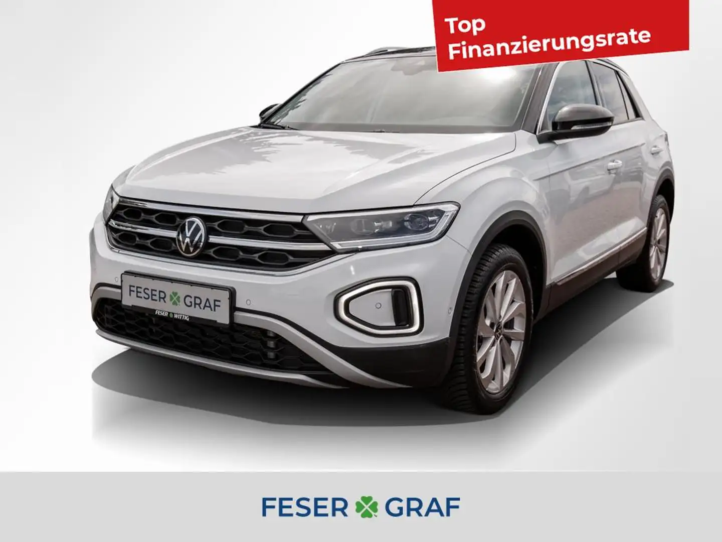 Volkswagen T-Roc 1.5 TSI Style DSG AHK/LED/DAB+/NAVI/Tel. Blanc - 1