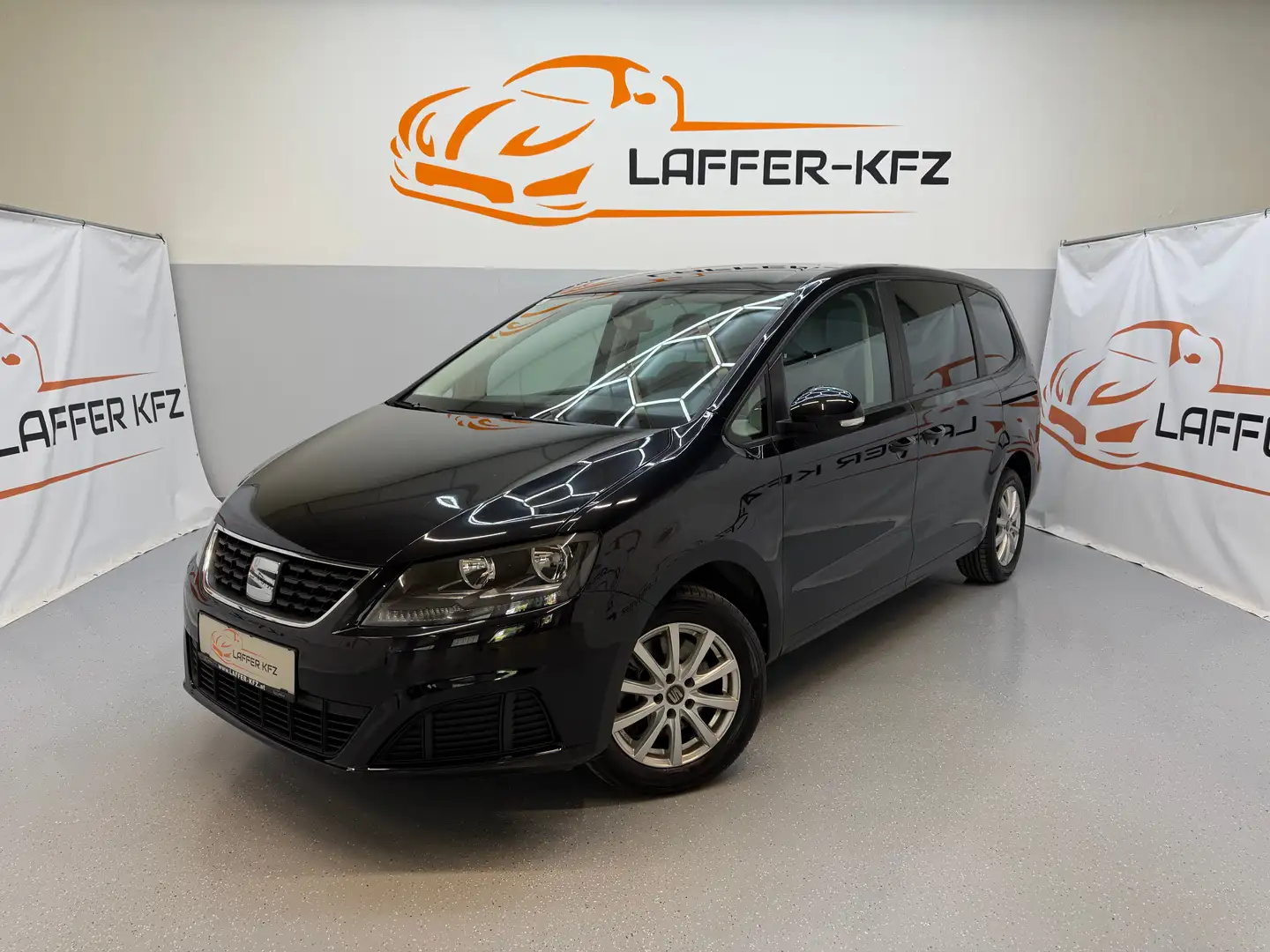 SEAT Alhambra Reference 2,0 TDI KLIMAAUTO SITZHZG **7 SITZE** Schwarz - 1