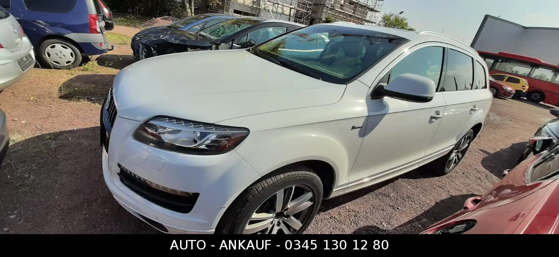 Audi Q7 Quattro AUTOMATIK Leder 7-Sitzer PDC Klimaaut Wit - 2