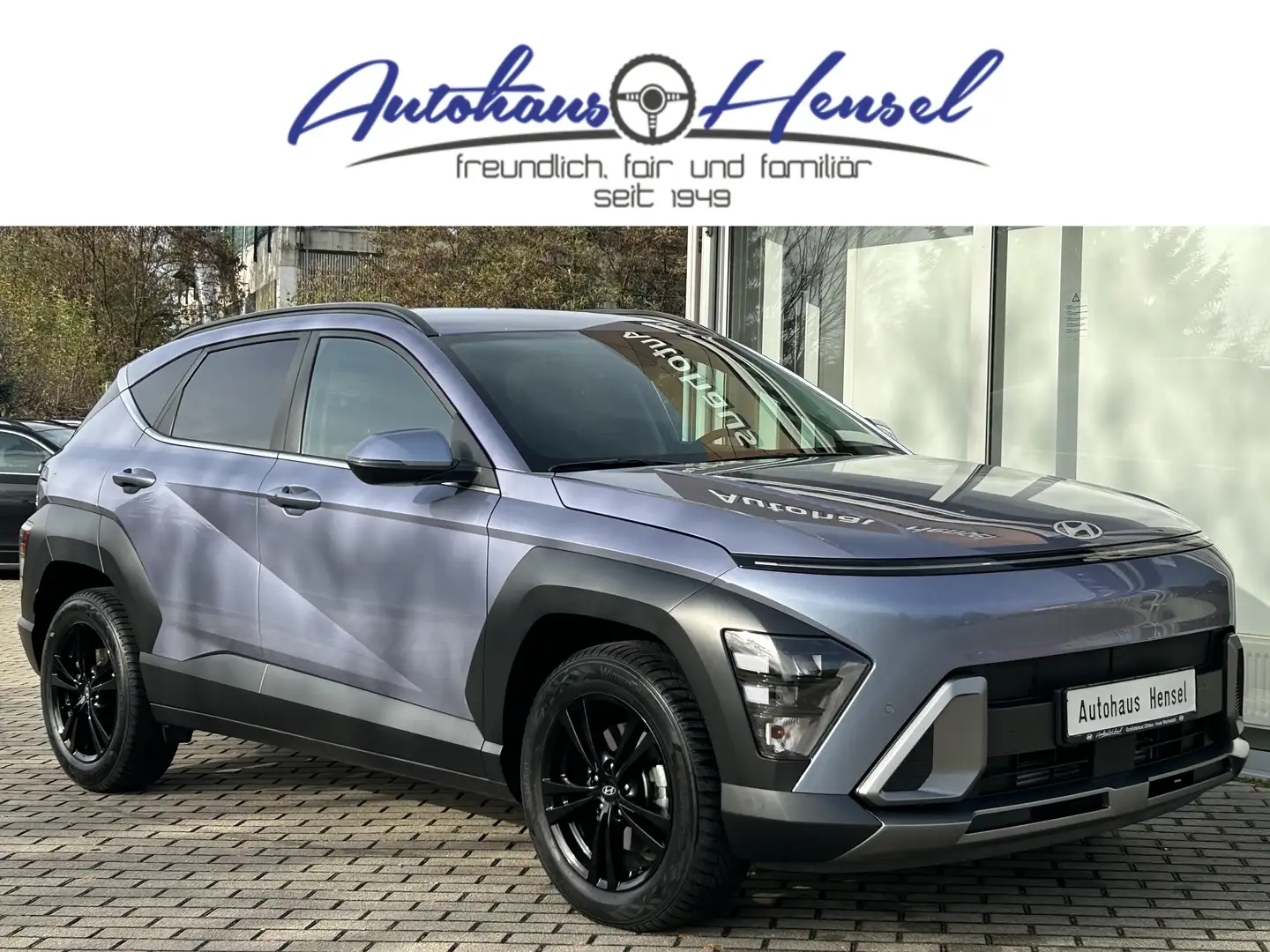 Hyundai KONA 1.0 T-GDi DCT Trend el. Heckklappe Navi RFK LED Blau - 1