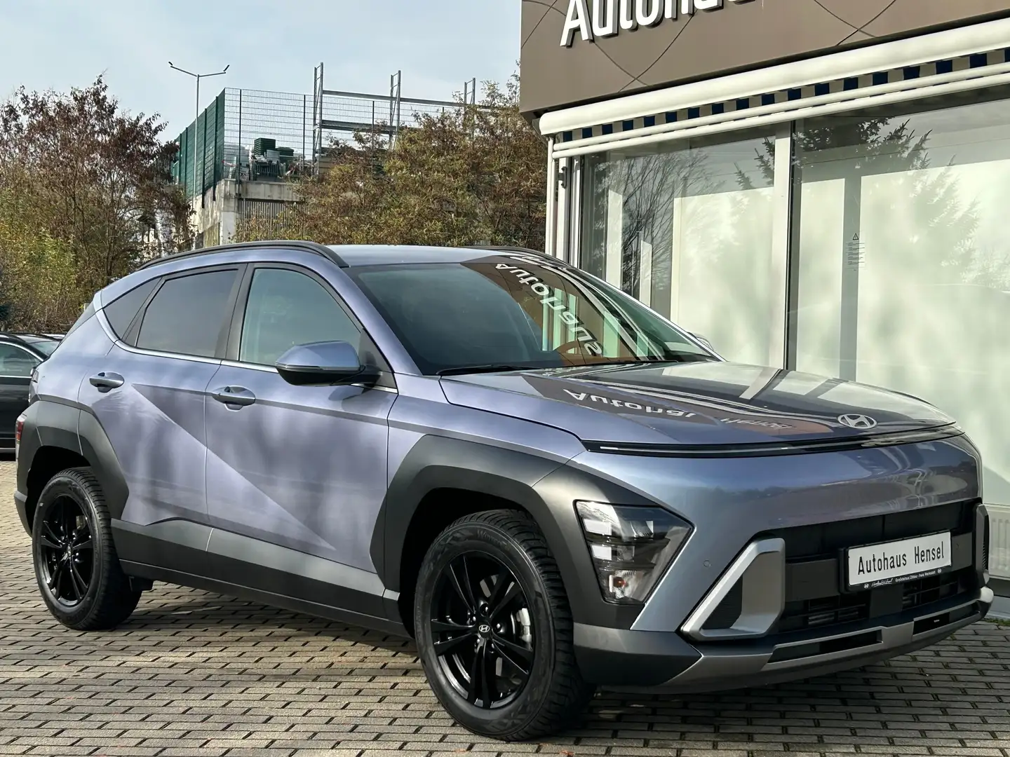 Hyundai KONA 1.0 T-GDi DCT Trend el. Heckklappe Navi RFK LED Blau - 2