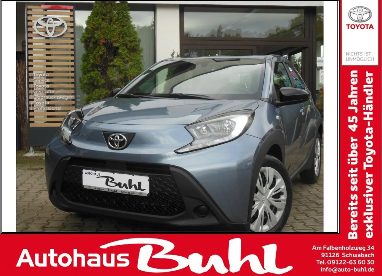 Toyota Aygo X S-CVT Automatik  Buhl Edition 3,99% m. Sitzheizung Grau - 1