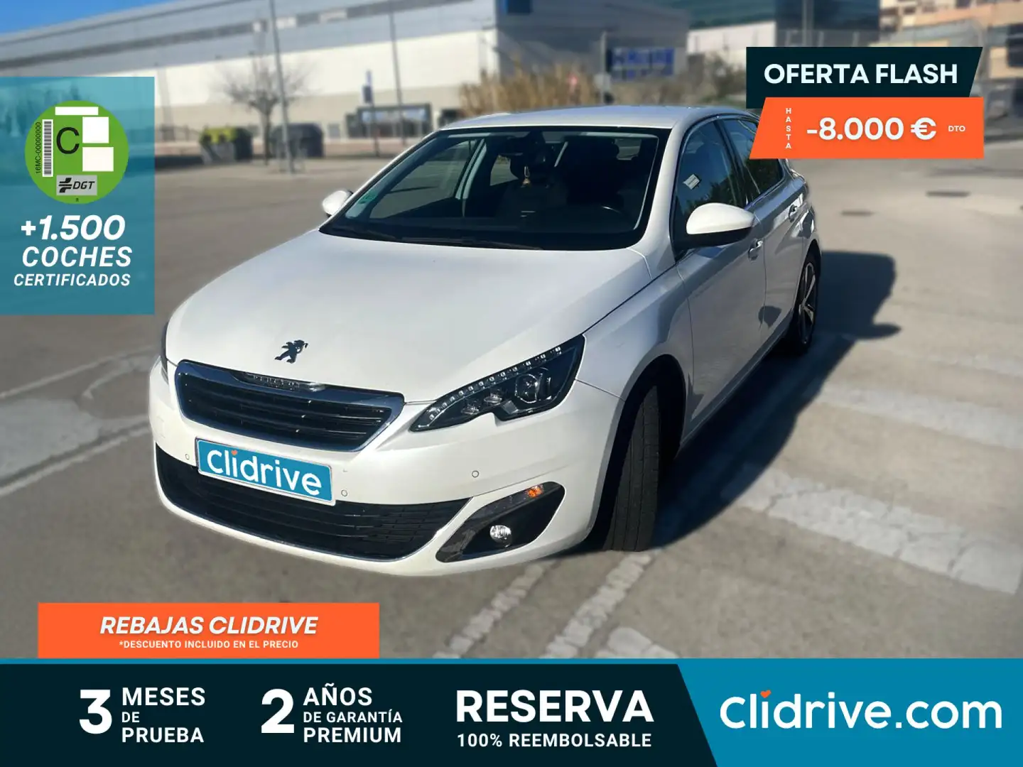 Peugeot 308 1.2 PureTech S&S Allure EAT6 130 Blanco - 1
