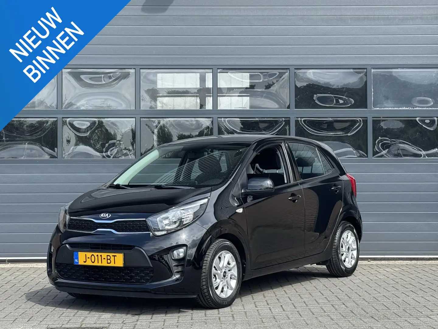 Kia Picanto 1.0 MPI DYNAMICPLUSLINE I APPLE/ANDROID I CRUISE C Zwart - 1