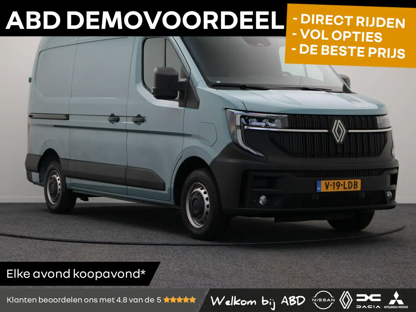 Renault Master E-Tech T35 L2H2 Advance long range 87 kWh | Elek. Blauw - 1