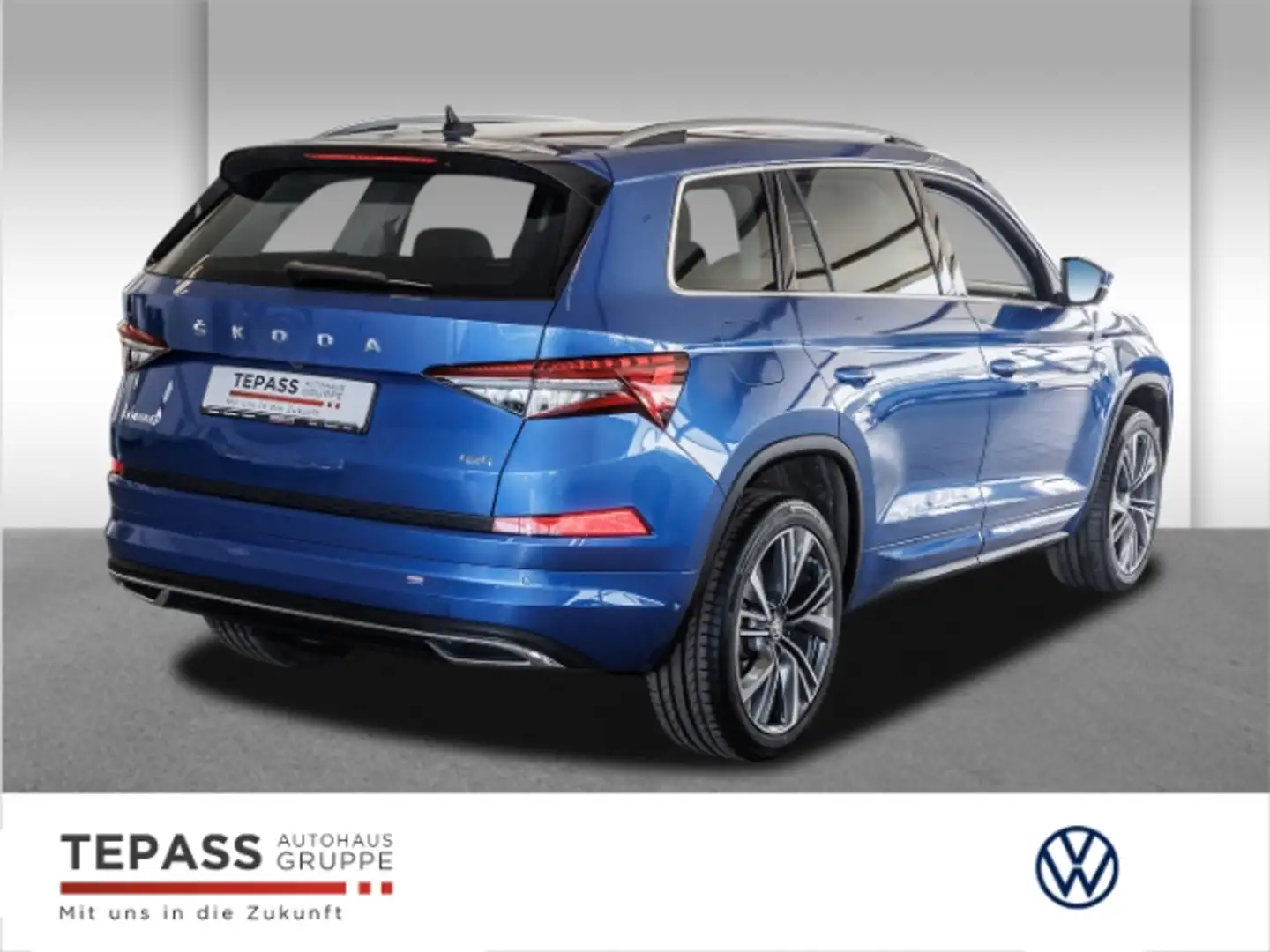 Skoda Kodiaq 2.0 TSI L&K LED LEDER AHK NAVI Blau - 2