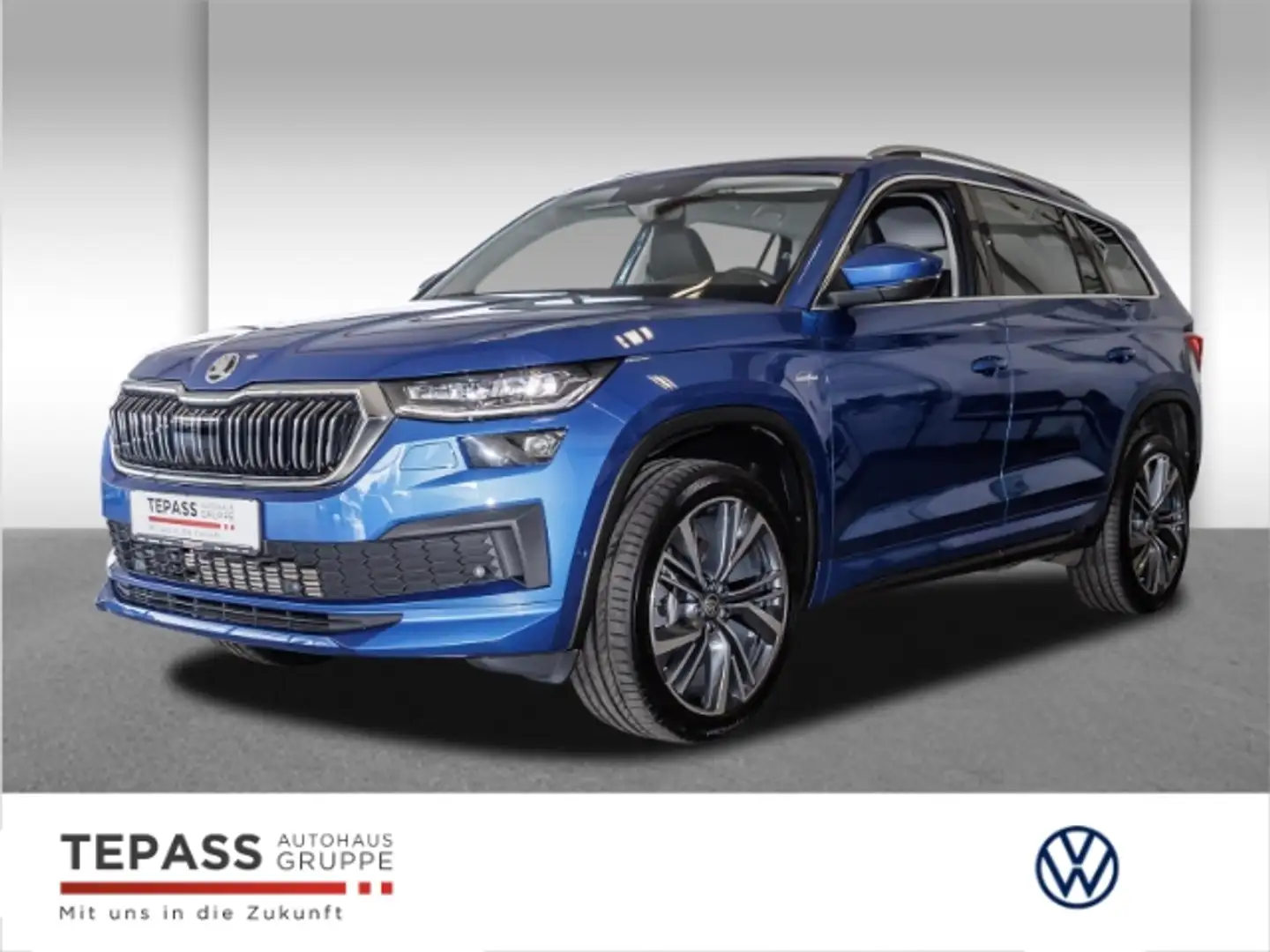 Skoda Kodiaq 2.0 TSI L&K LED LEDER AHK NAVI Blau - 1