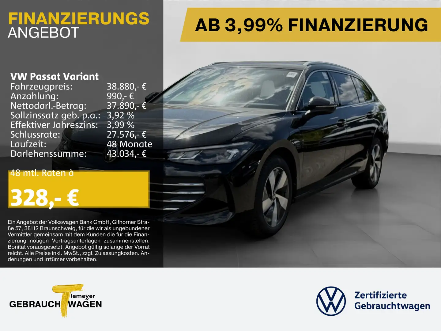 Volkswagen Passat Variant eHybrid BUSINESS LM18 KEYLESS AHK Schwarz - 1