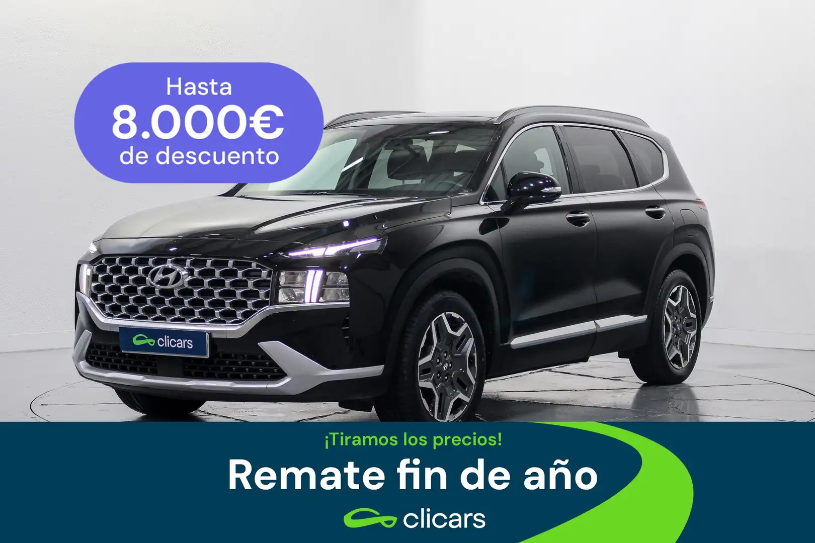 Hyundai SANTA FE 1.6TGDI PHEV Tecno 7pl 4WD 6AT Gris - 1