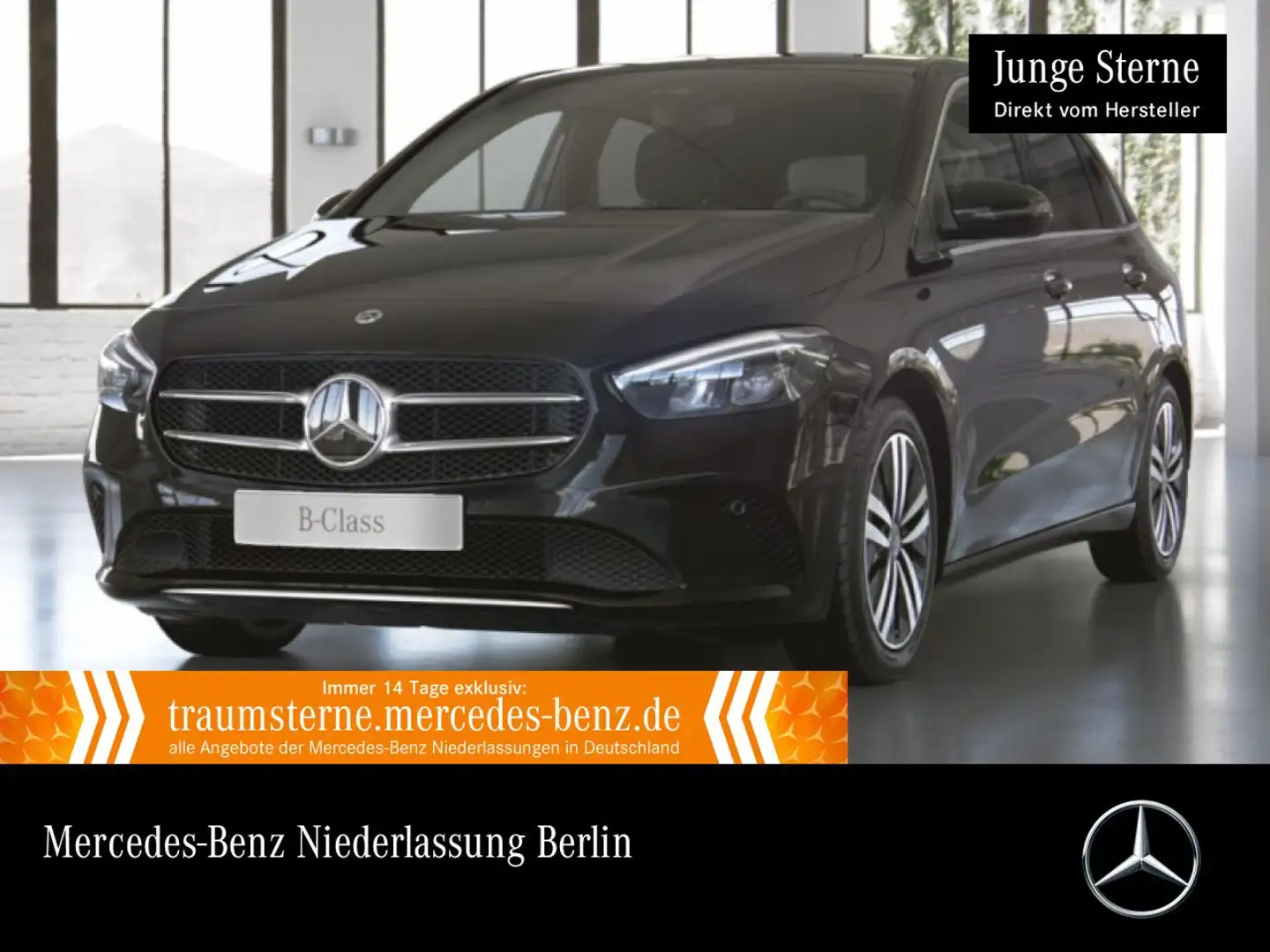 Mercedes-Benz B 180 PROGRESSIVE+LED+KAMERA+TOTW+7G Noir - 1