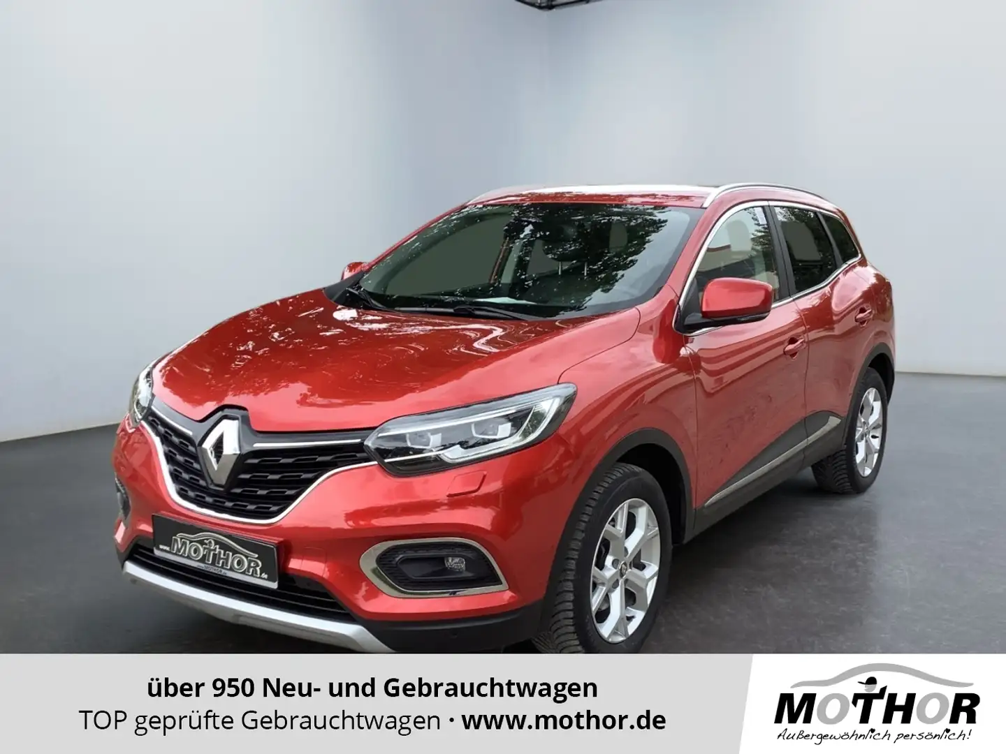 Renault Kadjar Limited 1.3 TCe 160 GPF Klimaautomatik PDC Rojo - 1