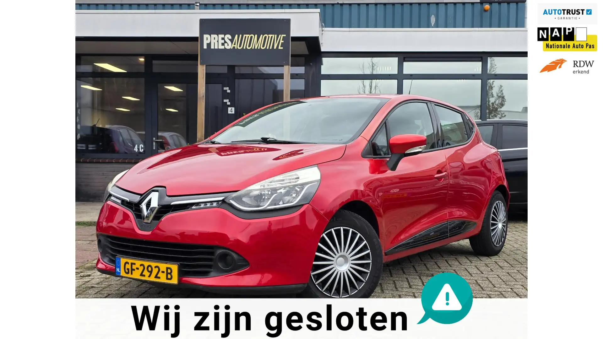 Renault Clio 0.9 TCe Expression |AIRCO|CRUISE|NAVIGATIE Rood - 1