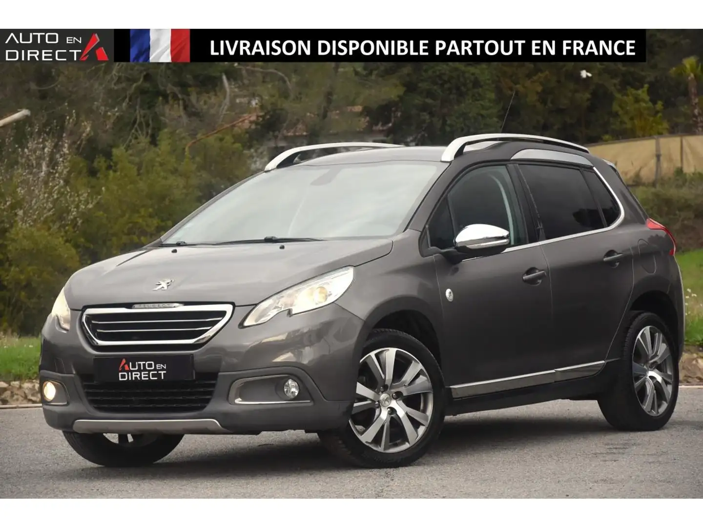 Peugeot 2008 1.2i PureTech 12V S\u0026S - 110  Crossway PHASE 1 Gris - 1