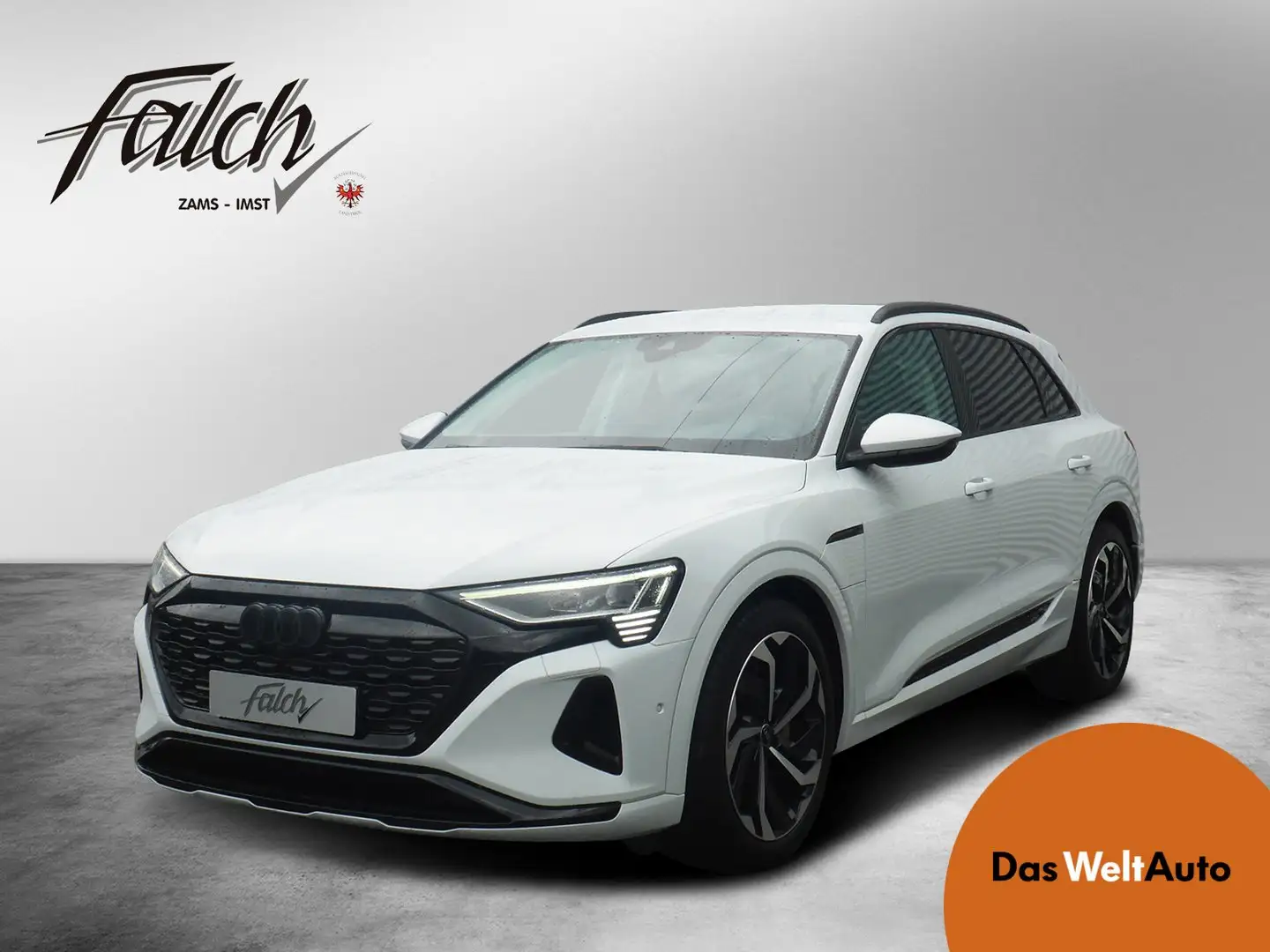 Audi Q8 50 e-tron quattro business Blanc - 1