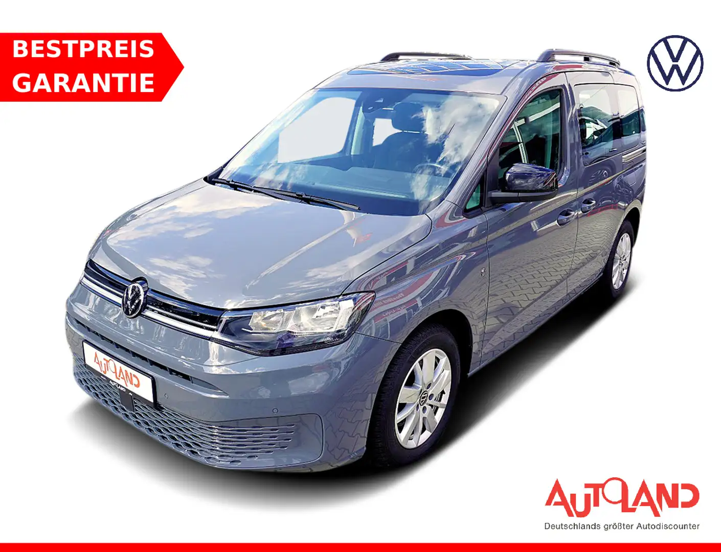 Volkswagen Caddy 2.0 TDI Life DSG VC Panorama Standheizung Grau - 1