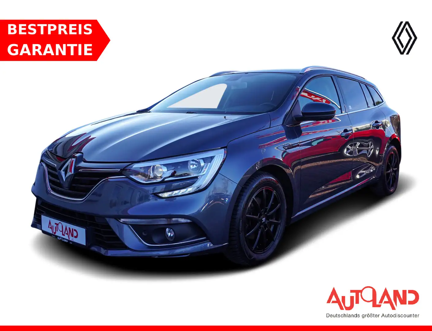 Renault Megane Grandtour 1.3 TCE Navi Sitzheizung PDC Grau - 1