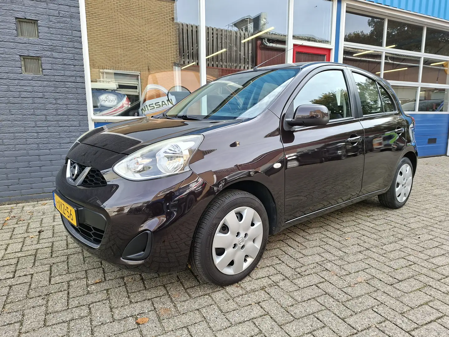 Nissan Micra NISSAN 1.2 Acenta Automaat Airco Cruisecontrol RIJ Blauw - 1