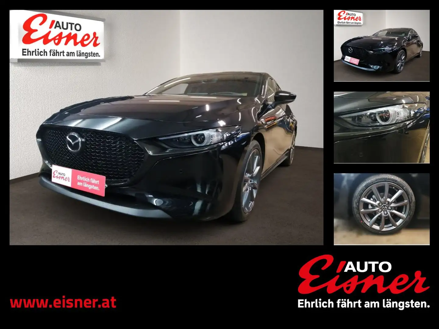 Mazda 3 Mazda 3 5HB 2.5L e-SKYACTI Automat. Abstandstemp. Schwarz - 1