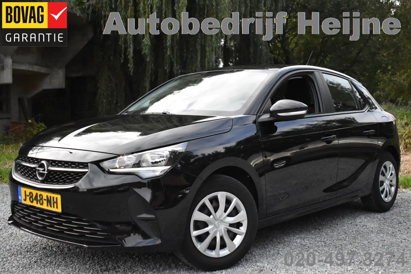 Opel Corsa 1.2 EDITION CRUISE/AIRCO/CARPLAY Zwart - 1