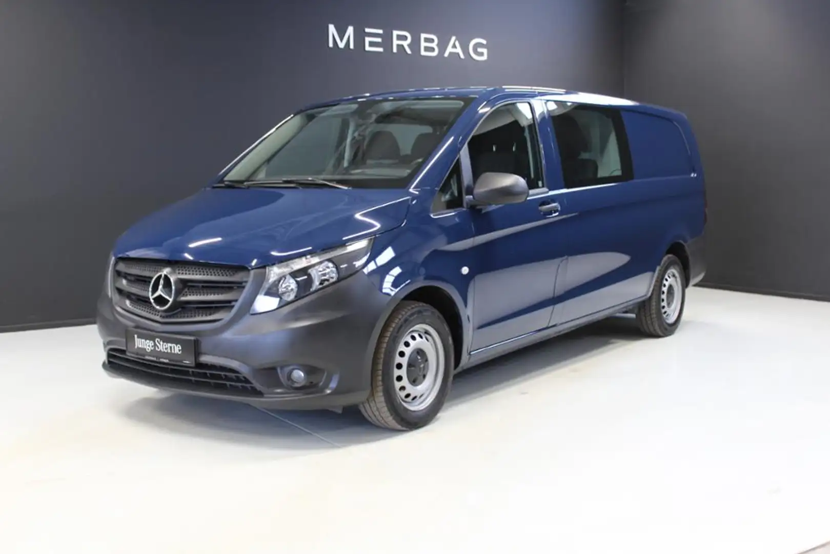 Mercedes-Benz Vito 114 MIXTO+EXTRALANG+6-SITZE+KLIMA+TRENNWAND Blau - 2
