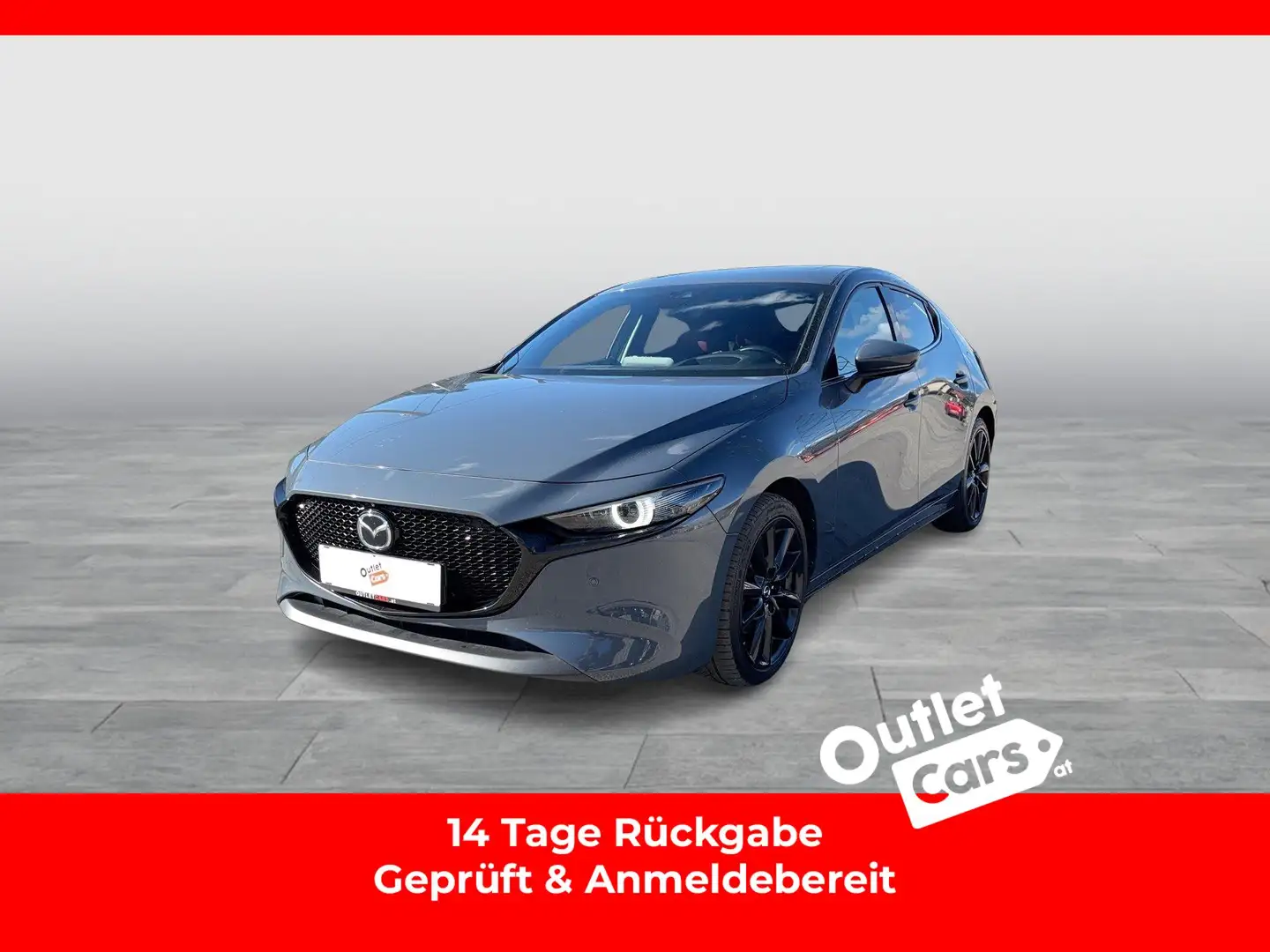Mazda 3 2.0 SKYACTIV-X GT LEDER+LED+RADAR+HUD+SOUND+NAV Grau - 1