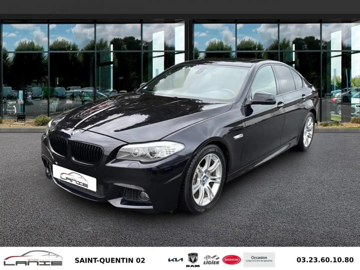 BMW F10 535i 306ch Sport Design A Negro - 1