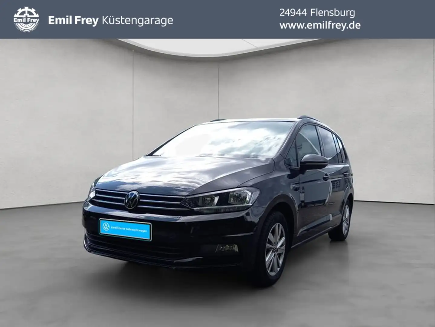 Volkswagen Touran 1.5 TSI -Comfortline- DSG Klima/ RFK/ GJR Negro - 1