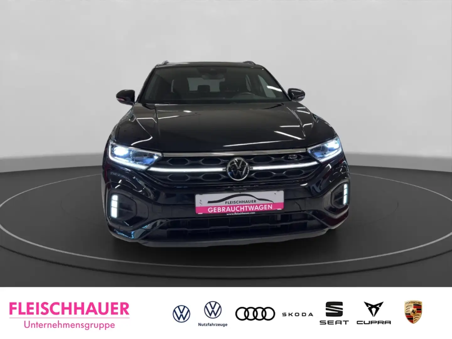 Volkswagen T-Roc 1.5 TSI R-Line Matrix+Navi+19''+Kamera+IQ-Drive Schwarz - 2