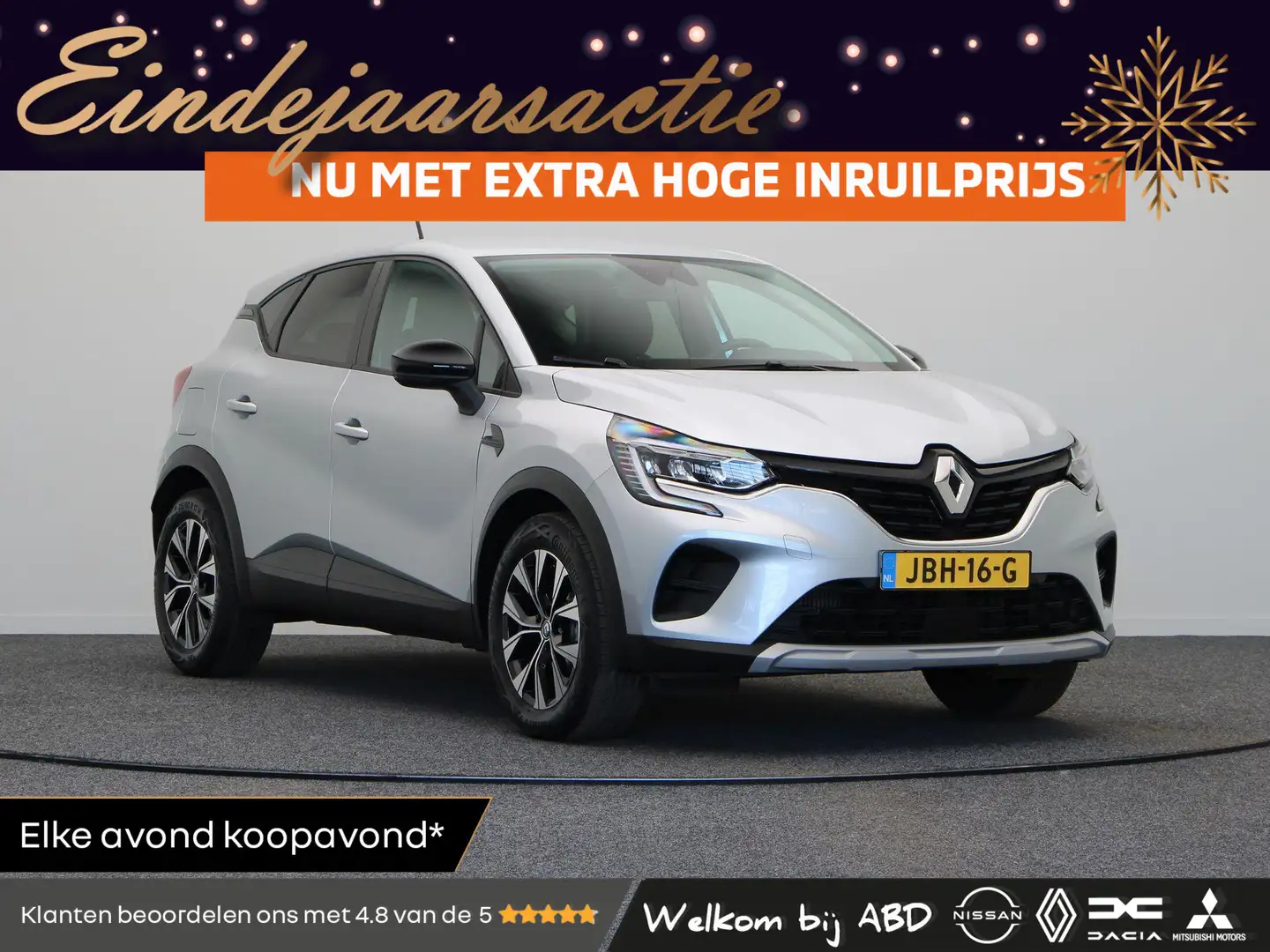 Renault Captur Tce 140pk Evolution | 1500kg geremd | Navigatie | Grijs - 1