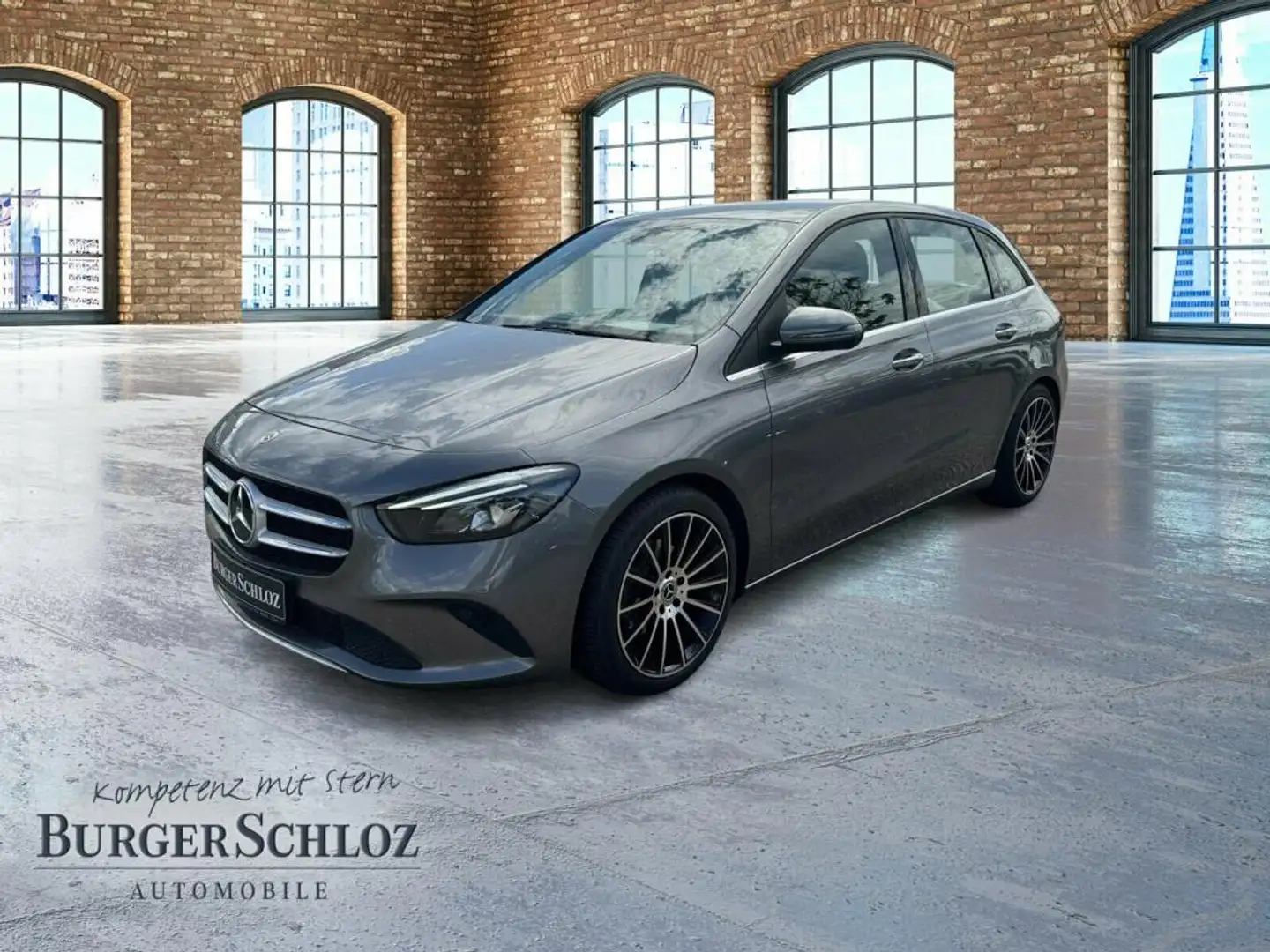 Mercedes-Benz B 180 PDC SHZ LED SpurH el.Heck AUT Navi KAM Gris - 1