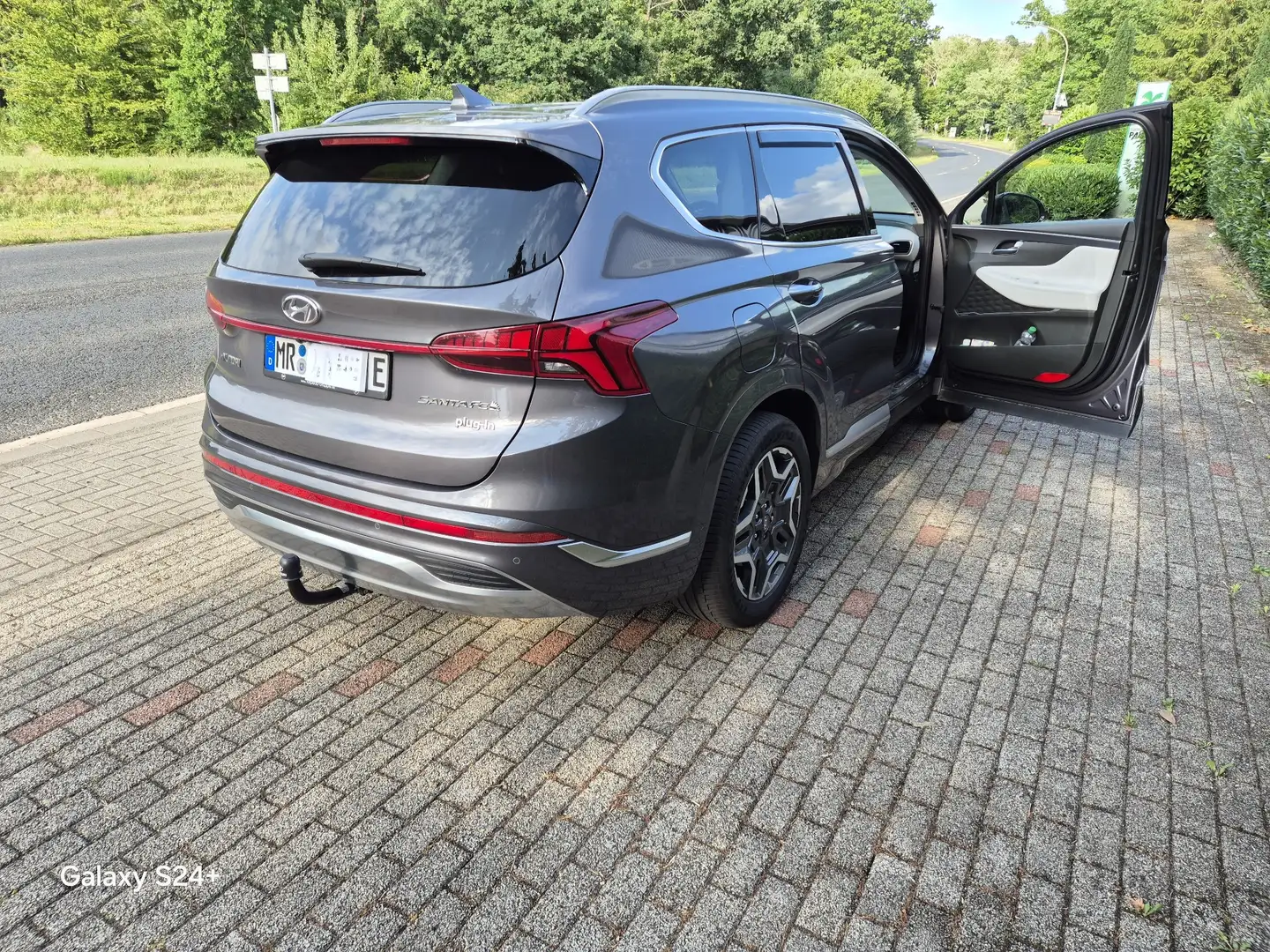 Hyundai SANTA FE 1.6 Plugin-Hybrid 4WD SEVEN Signature Gris - 2