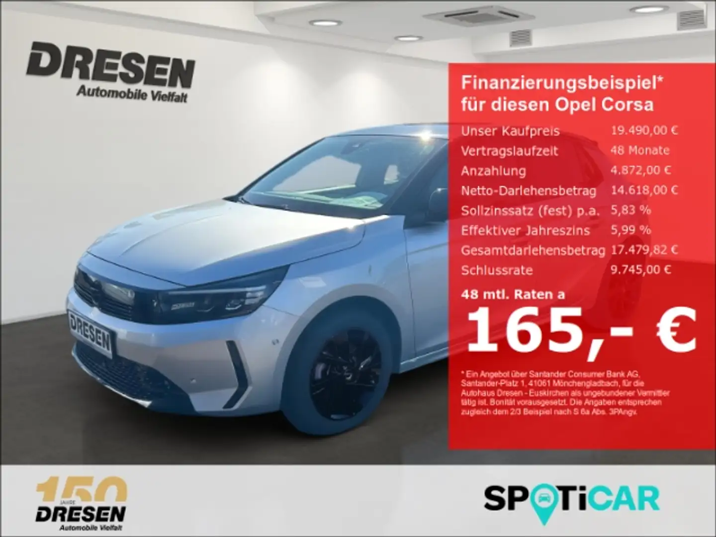 Opel Corsa F 1.2 GS Allwetterreifen/Sitzheizung/Carplay/Rückf Argent - 1