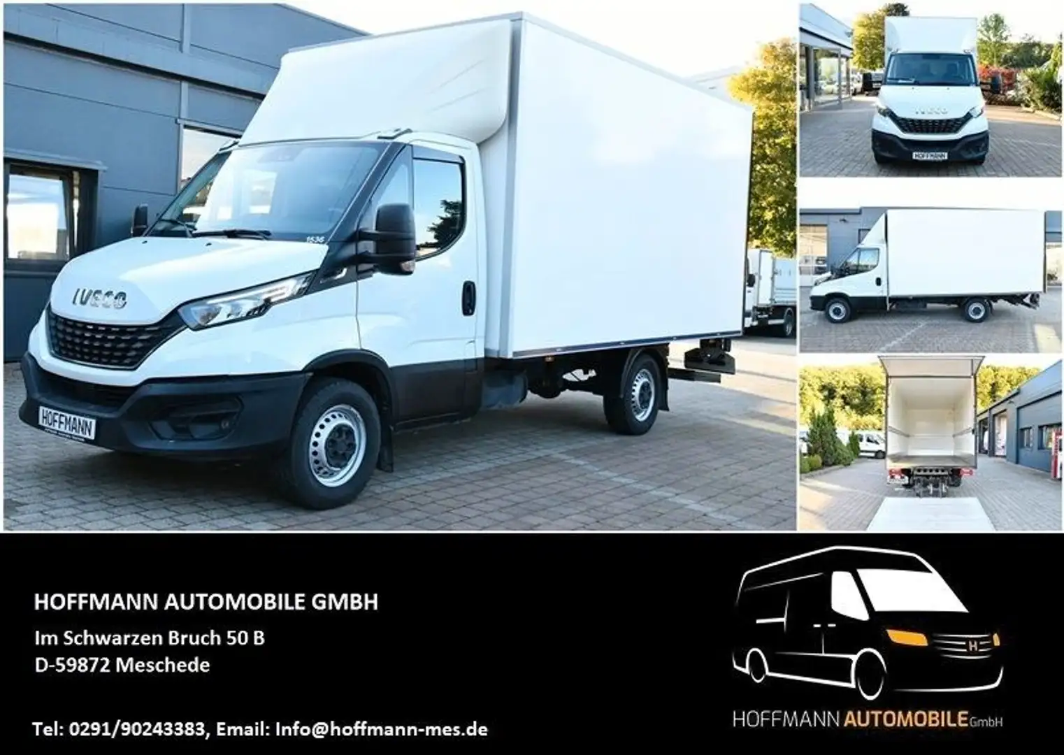 Iveco Daily Einzelkabine Koffer 35S160 Ladebordwand Weiß - 1