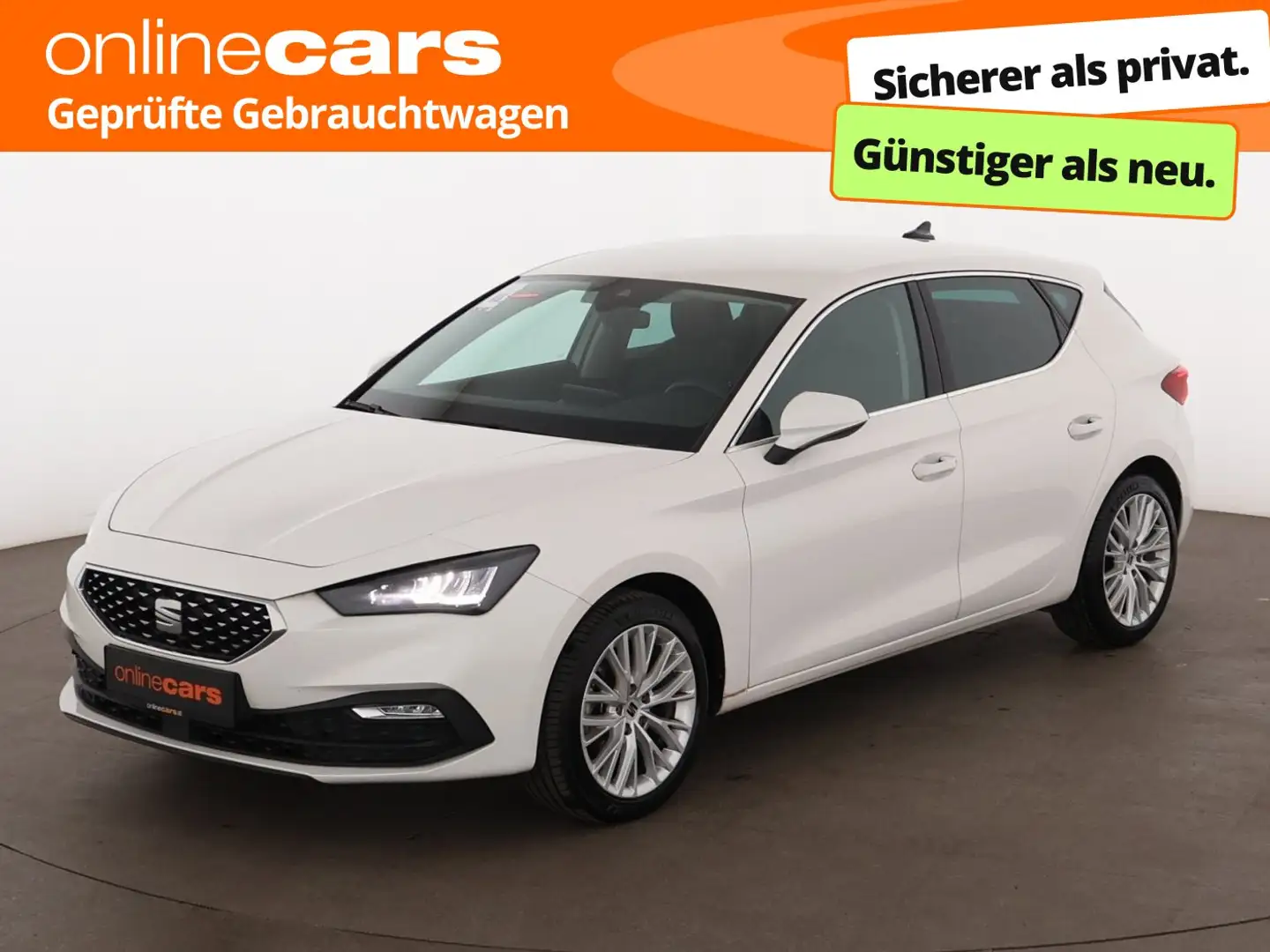 SEAT Leon 1.5 TSI Xcellence LED NAVI SITZHZG ASSIST Weiß - 1