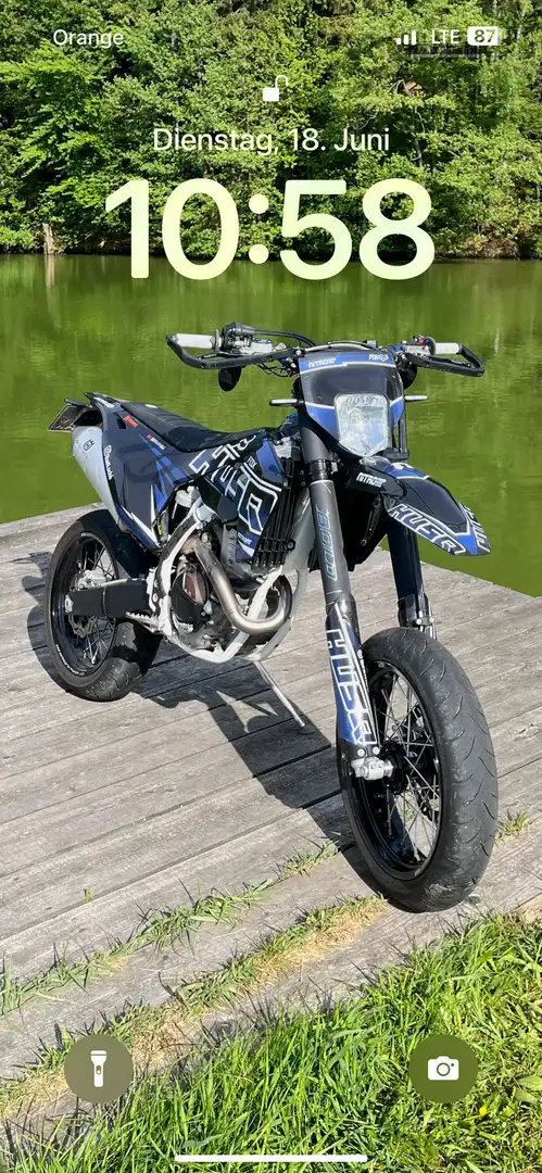 Husqvarna FE 350 2017 Azul - 1