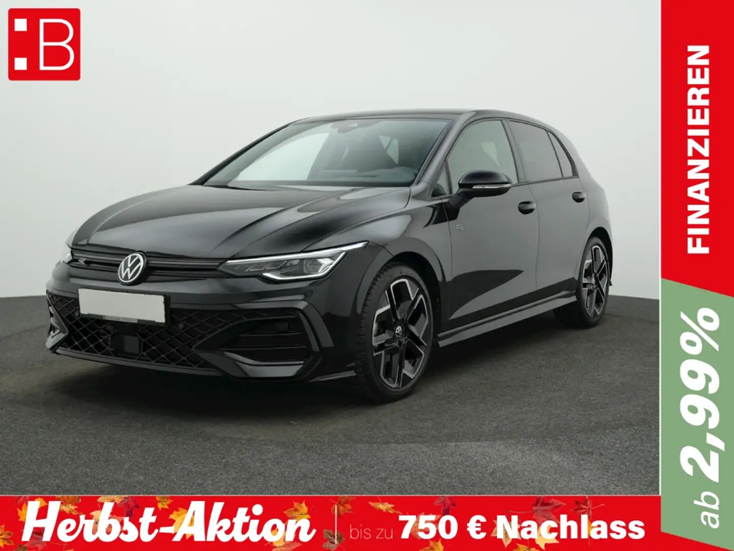 Volkswagen Golf R 8 2.0 TDI DSG R-LINE BLACK STYLE HK-SOUND NAVI 18 Schwarz - 1