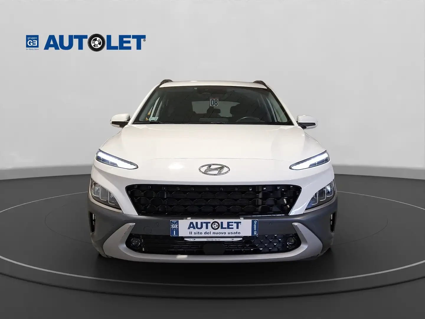 Hyundai KONA Kona I 2021 1.0 t-gdi 48V Xline 2wd 120cv imt Bianco - 2