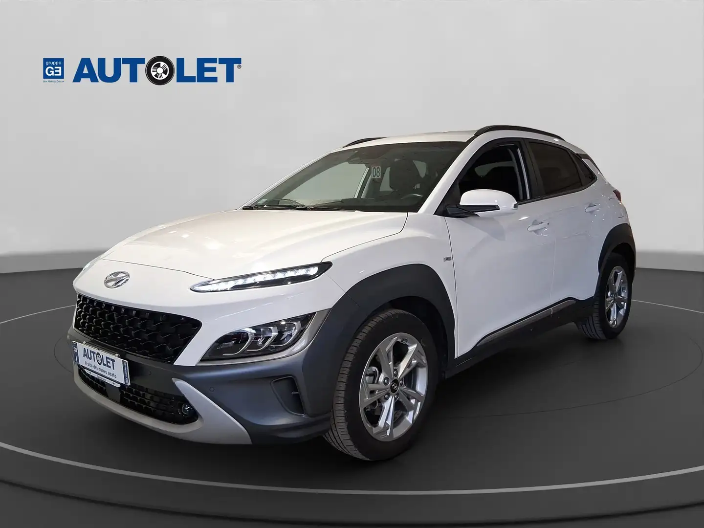 Hyundai KONA Kona I 2021 1.0 t-gdi 48V Xline 2wd 120cv imt Bianco - 1