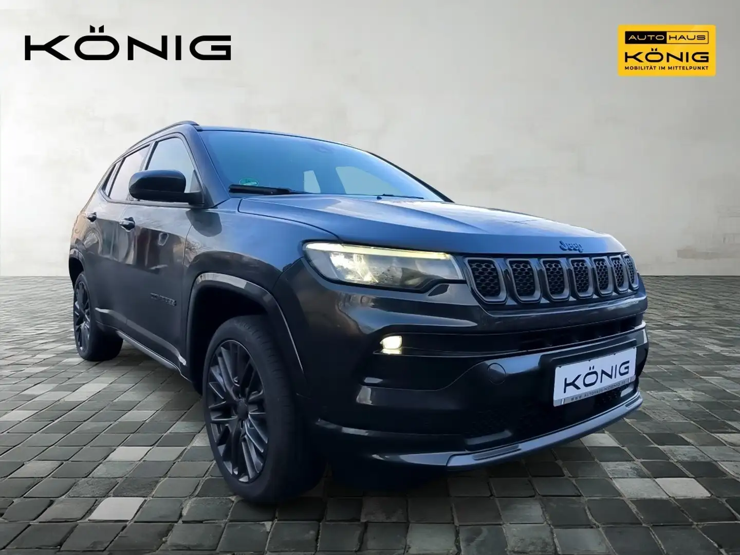 Jeep Compass 1.3 PHEV S 4WD Automatik *AHK*Leder*RFK* Noir - 2