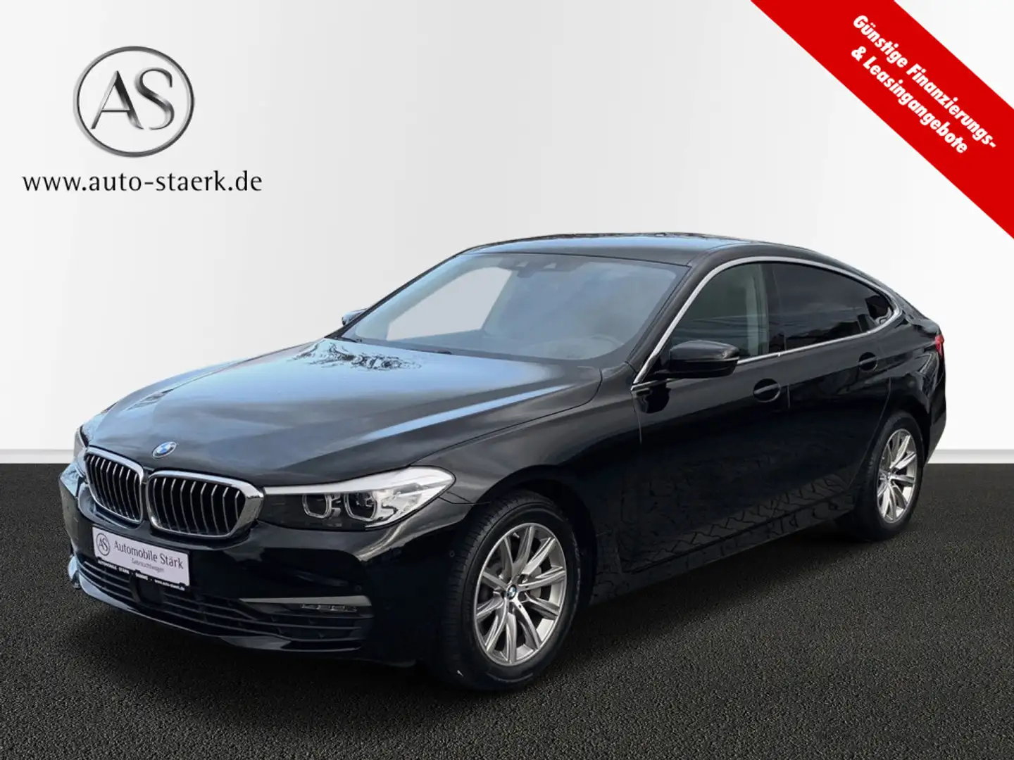 BMW 620 LED+Navi+Leder+ACC+HUD+AHK Schwarz - 1