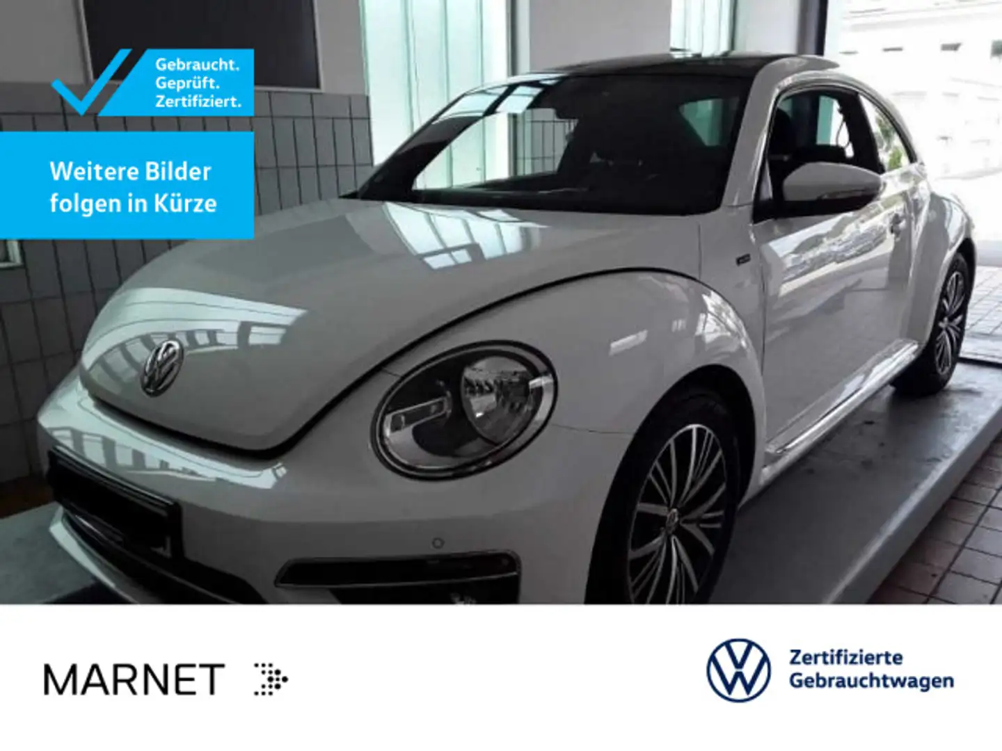 Volkswagen Beetle 1.2 TSI Allstar Navi*Kamera*SHZ*Tempomat* Wit - 1