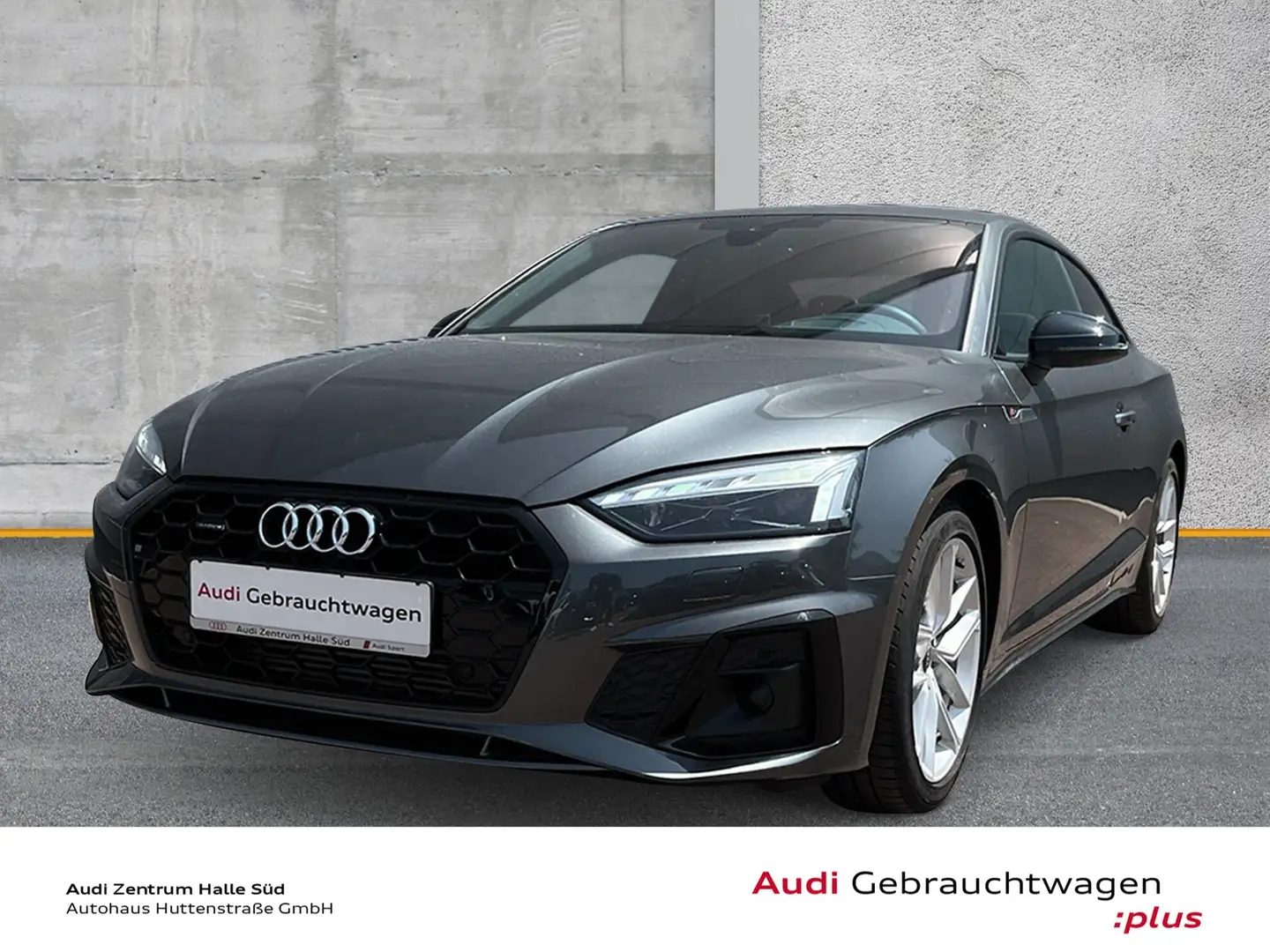 Audi A5 Coupe 40 TFSI qu S line LASER HuD AMBIENTE+ ACC Grau - 1