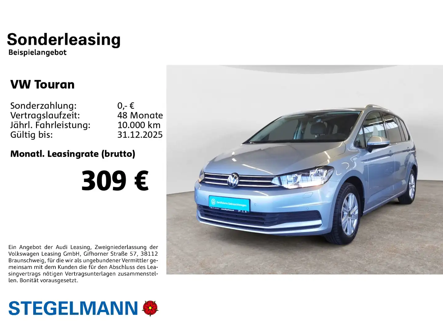 Volkswagen Touran 1.5 TSI DSG Comfortline 7-Sitzer *AHK*Nav Silber - 2