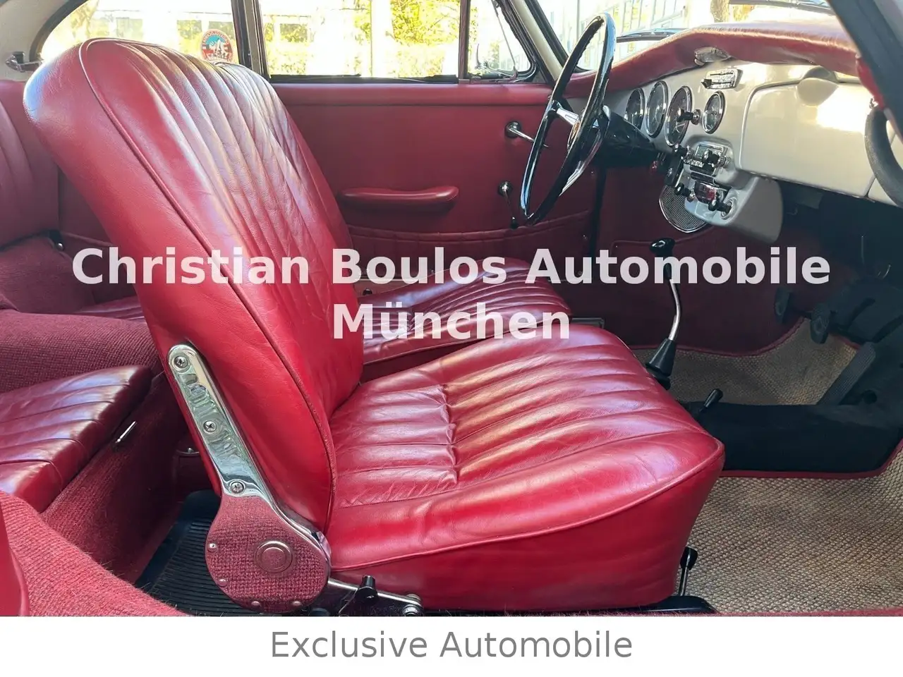 Porsche 356 B 1600C Ex Italia Argento/Rosso, foto 11