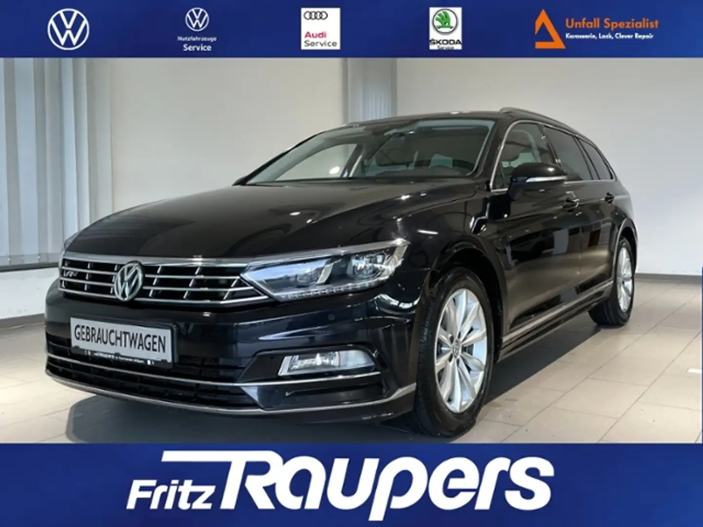 Volkswagen Passat Variant 2.0 TDI DSG R-Line +KAMERA+ACC Noir - 1