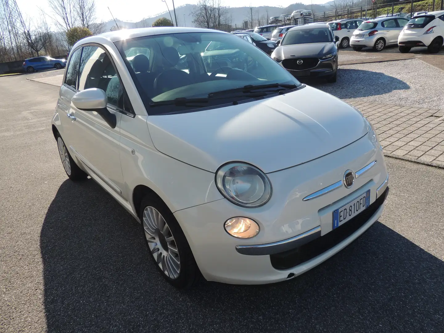 Fiat 500 1.3 mjt 16v Lounge 95cv Bianco - 2