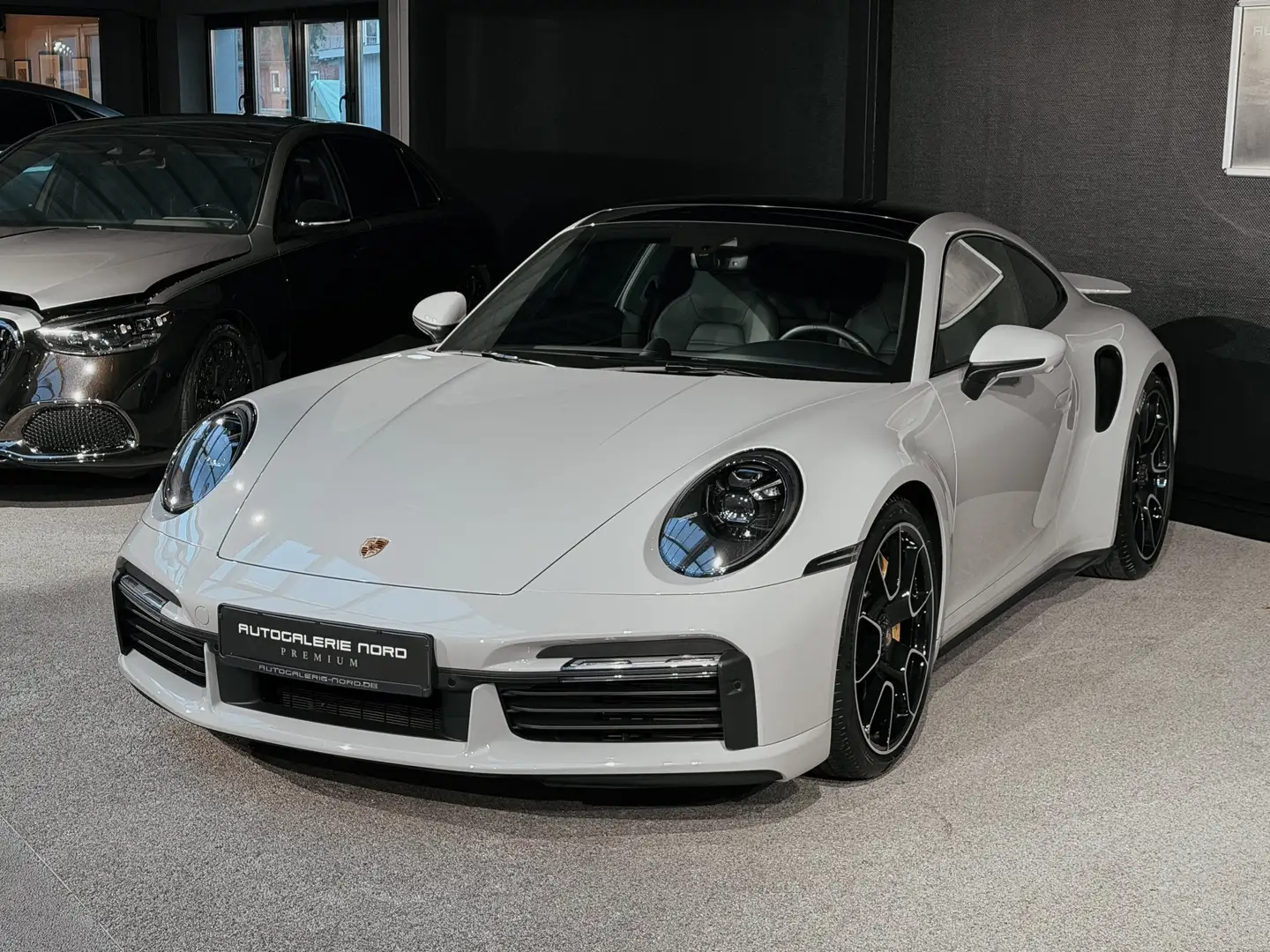 Porsche 992 911 Turbo S  Approved+Lift+Carbon+Pano+Burmester+3 Weiß - 2