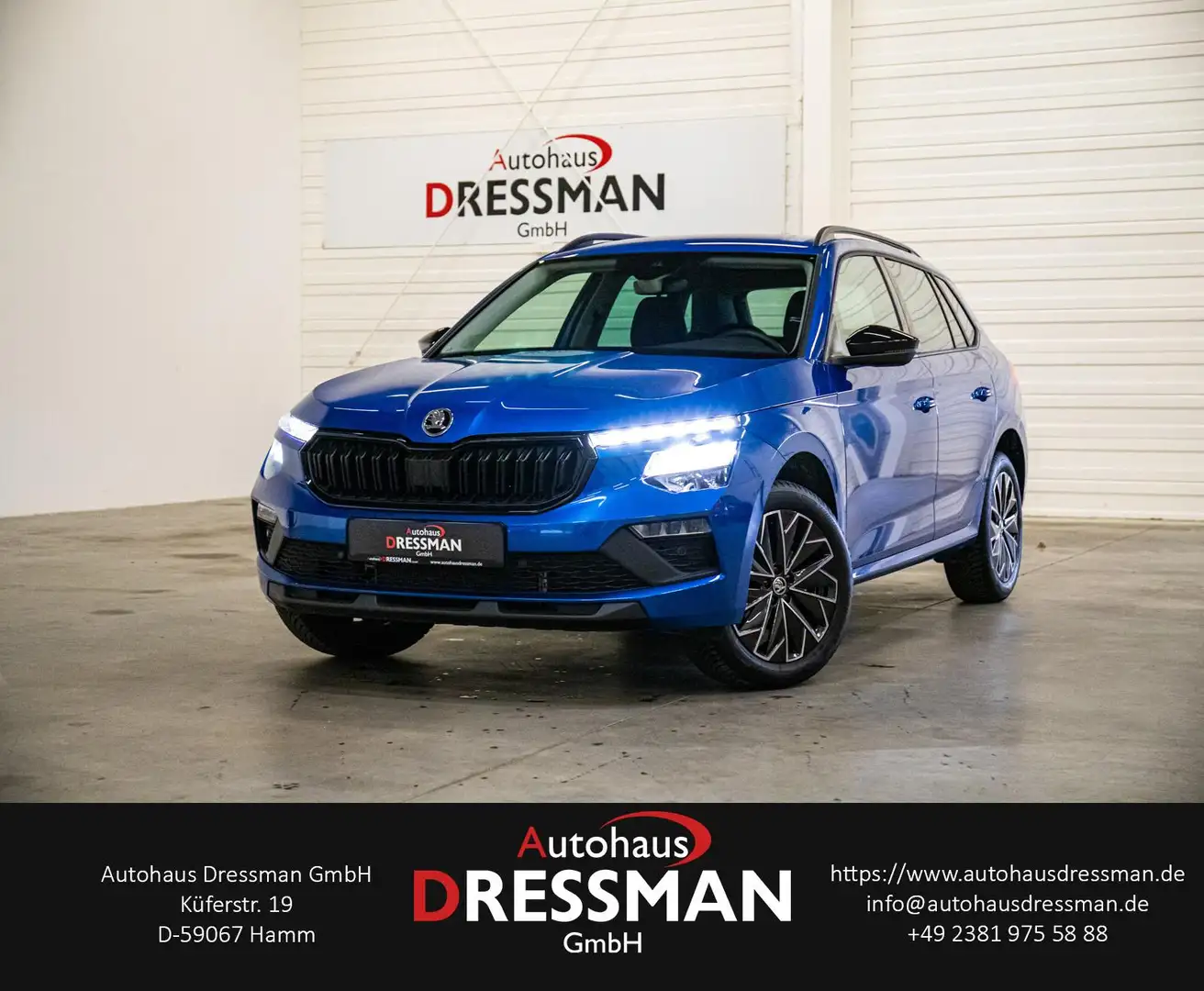 Skoda Kamiq DSG 1.0 TSI Selection LED VIRTUAL KAMERA Blauw - 1