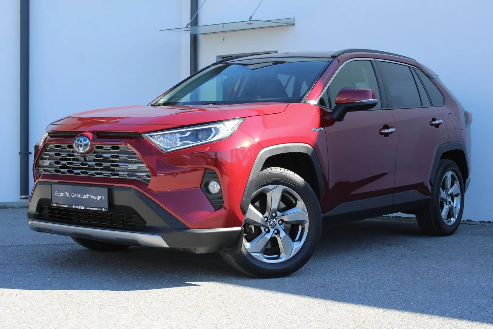 Toyota RAV4 2,5 Hybrid "VIP" ALLRAD aus 1. Besitz! Rot - 2